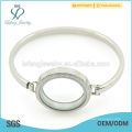 Plain silberne Schmucksachen 7 &quot;- 8&quot; Zoll Edelstahl-Bügelarmband u. -armband, klassisches Stulpearmband